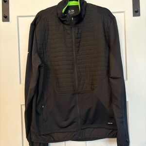 Champion DueDry 3/4 Zip Jacket with Black and Neon Green Accents XL
